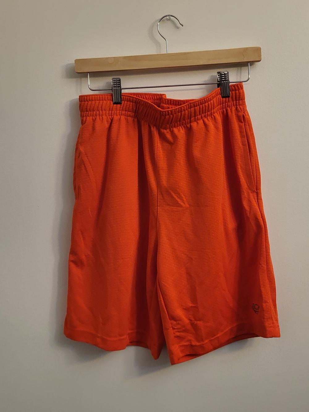 Active USA Bright Orange Men's Athletic Shorts
